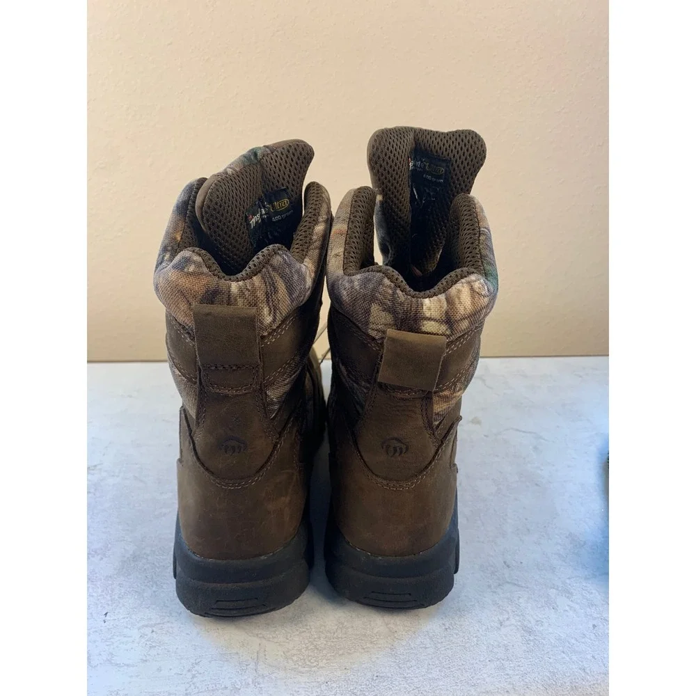 Wolverine 7M Hunting Boots Brown Camo Waterproof 400g Thinsulate W30083